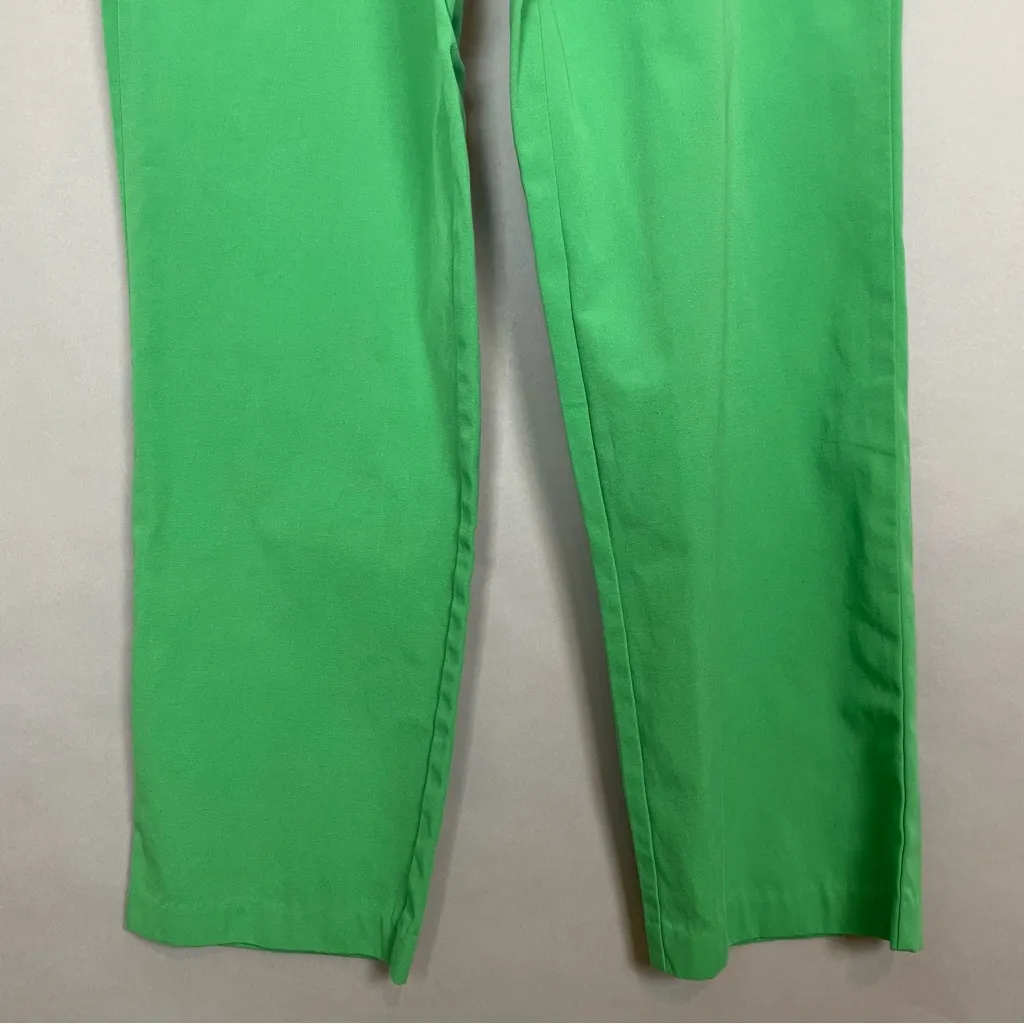 The Tog Shop Pants Green Women Size 10 Slacks Elastic Waist Pockets Casual‎ - Image 5