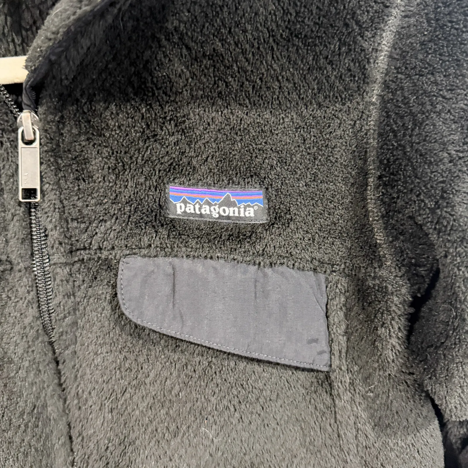 Patagonia Re-Tool Fleece Jacket Black Polartec Thermal Pro Size Small - Image 3