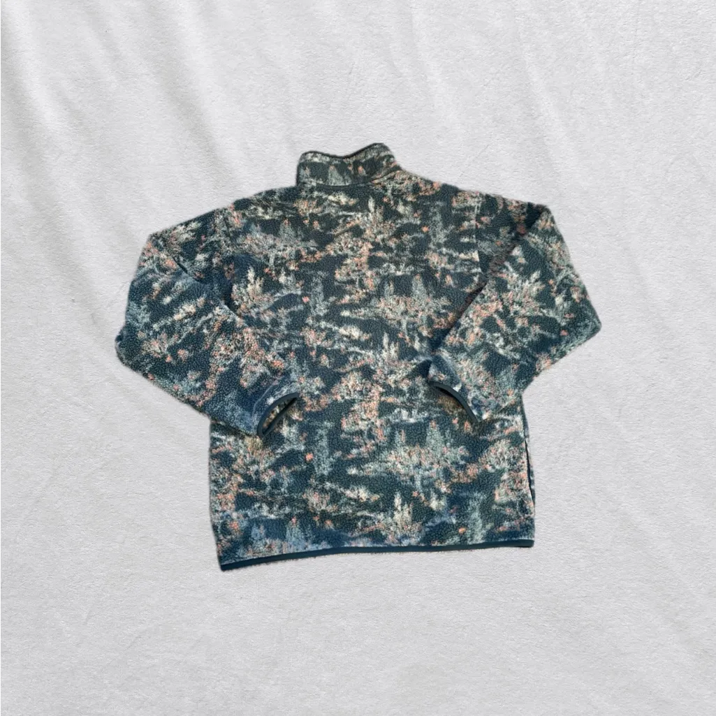 Goodfellow & Co Teal and Peach Fleece Pullover - Image 2