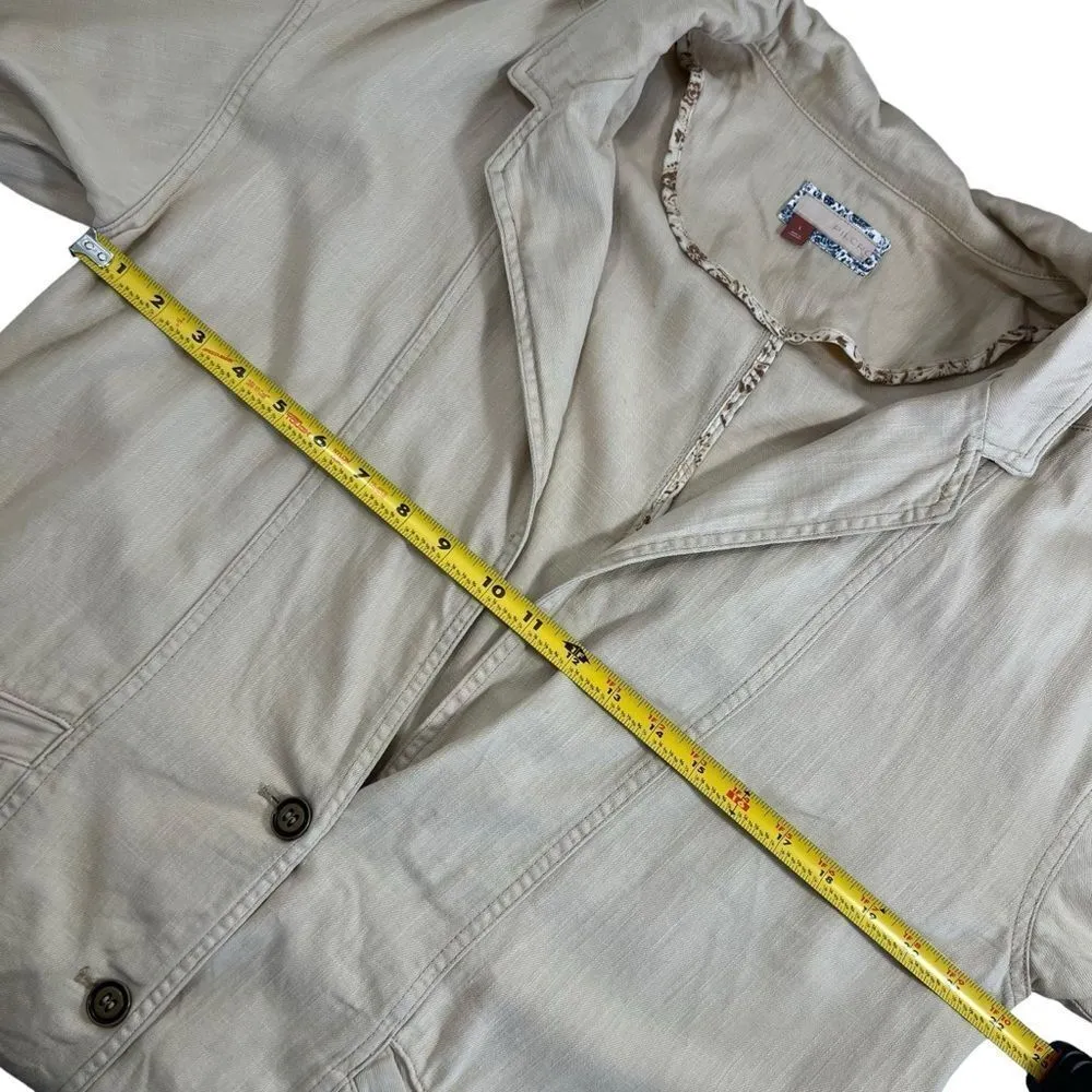 Anthropologie  Pilcro Linen Blend Summer Blazer - Image 10