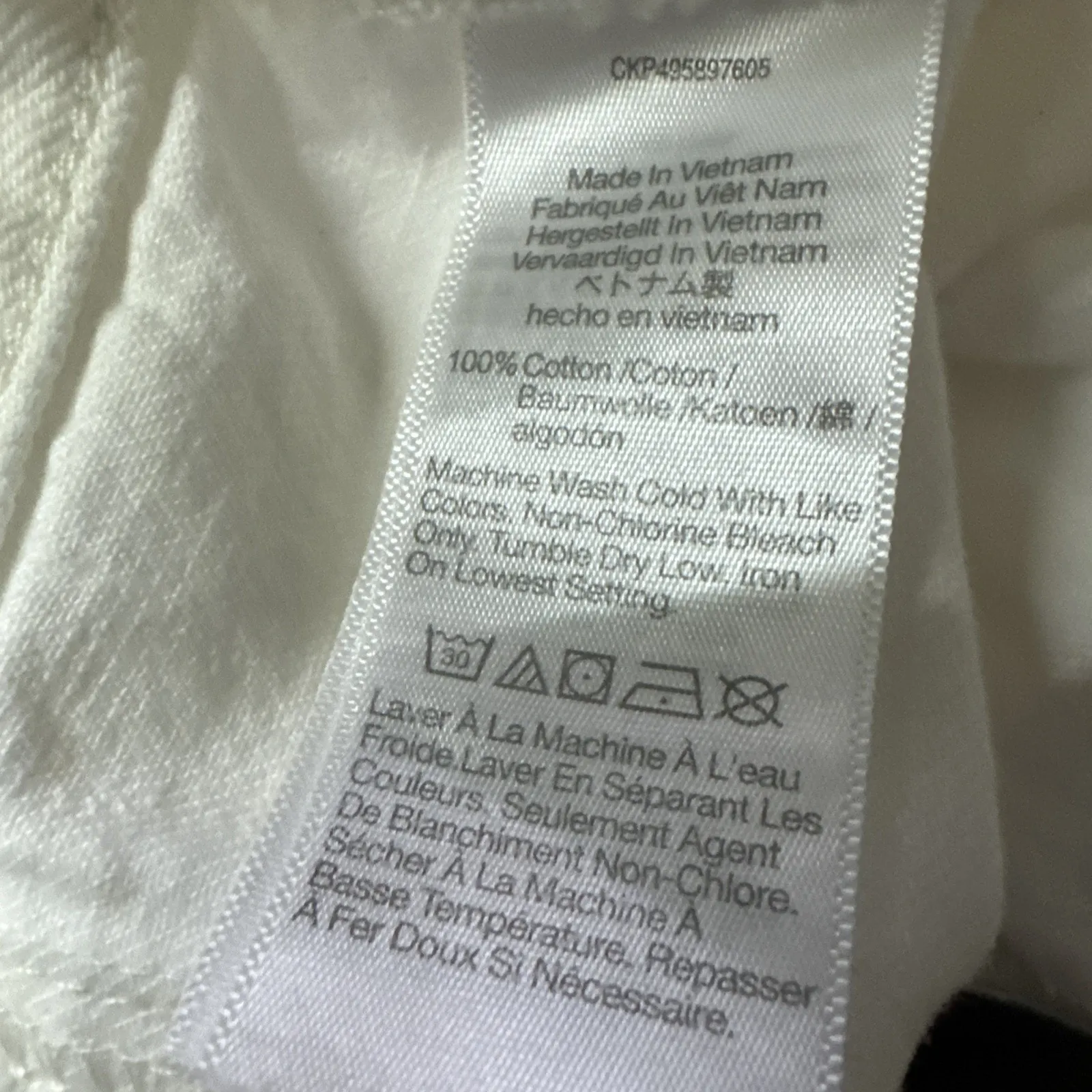 NWD Madewell Fluted Denim Midi Skirt Tile White Womens Size 23 - Image 13