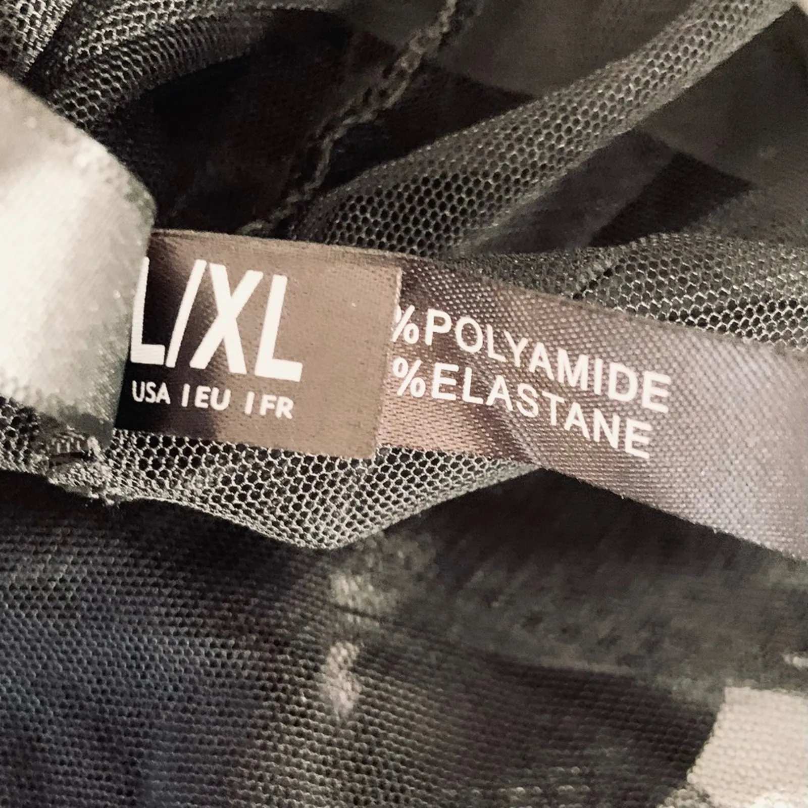 Yandy Vintage Style Black Lace Robe Ribbon Tie Kimono Sleeve Goth Size L/XL NEW - Image 9