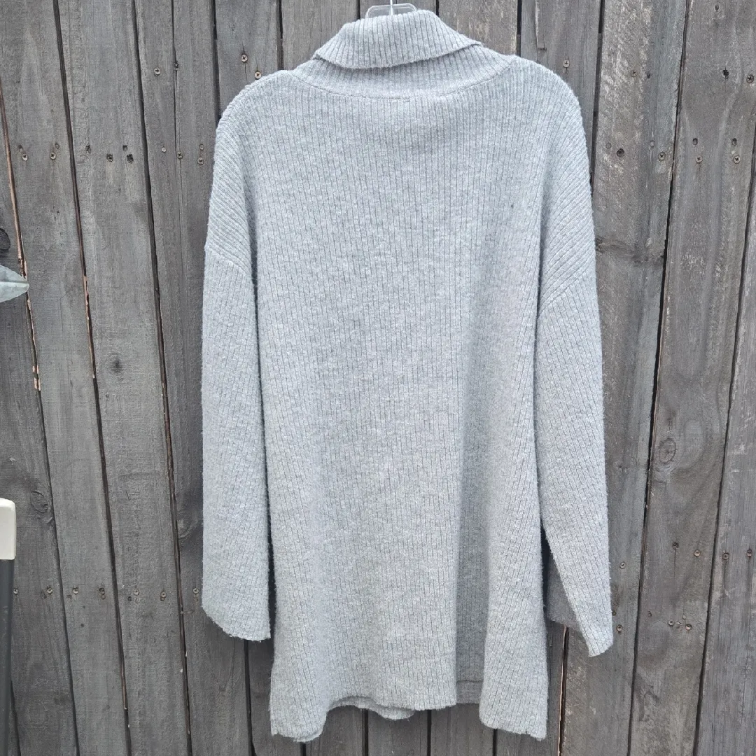 Princess Polly Sonelle Knit Mini Dress  Gray - Image 6