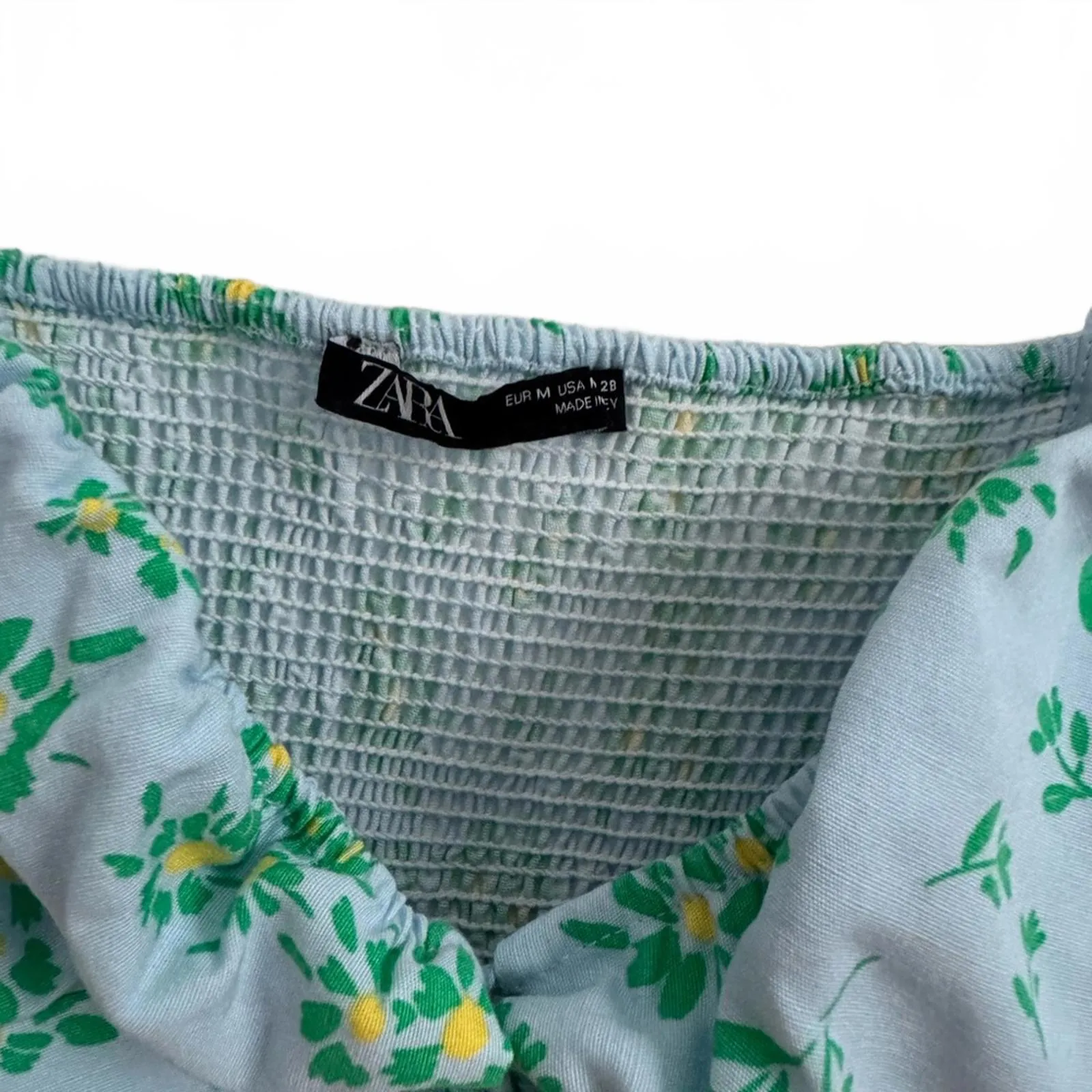 Zara | Floral Puff Sleeve Top - Image 4