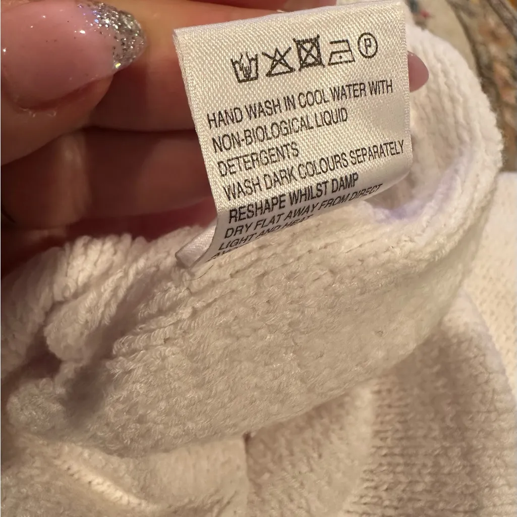 Onzie  womens Black White Patterned Leggings M/L - Image 7