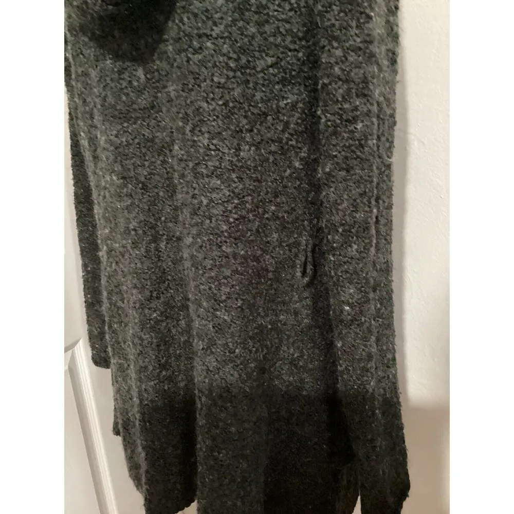 J. Crew Wool Blend Hooded Gray Cardigan - Image 6