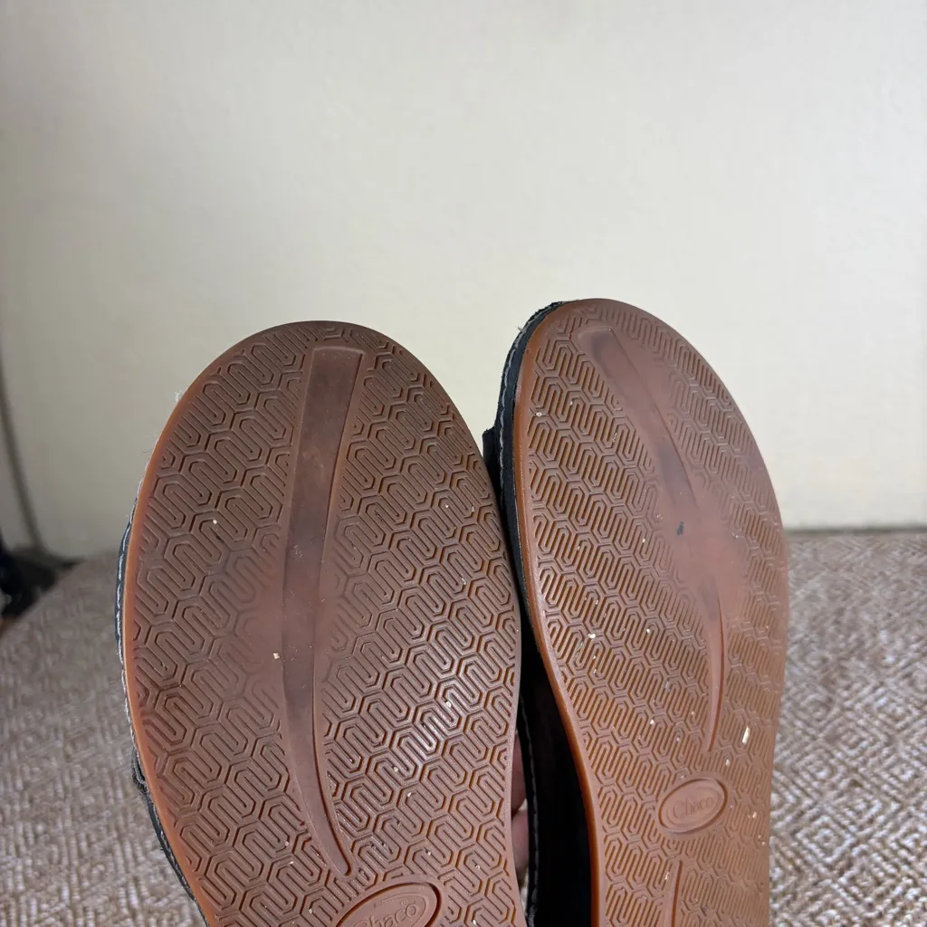 Chaco Wayfarer Tornado Strappy Sandals Gray Leather Womens Sz 8 Casual Outdoor - Image 5