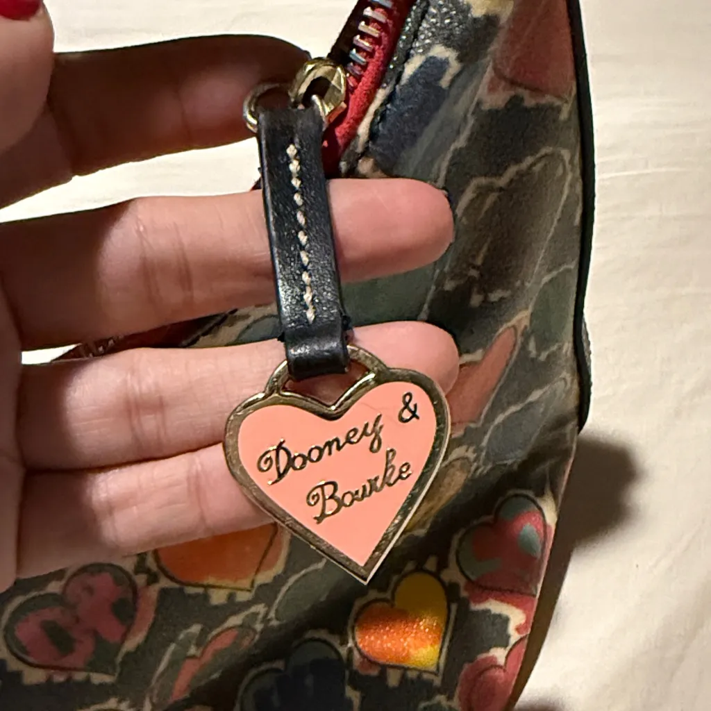 Dooney & Bourke Multicolor Heart Shoulder Bag - Image 2