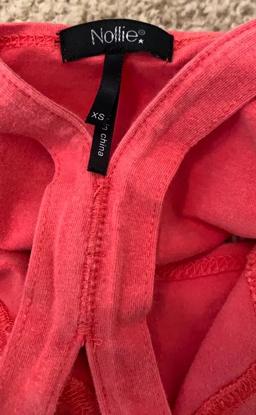 Nollie pink studded button up crop top Size XS - Image 3