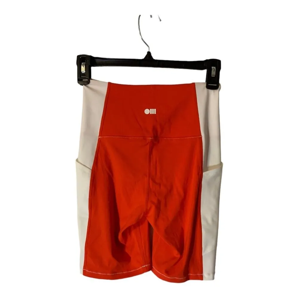 Solid & Striped sport womens xs sloiel high wasted shorts biker gym lulu new ath - Image 4