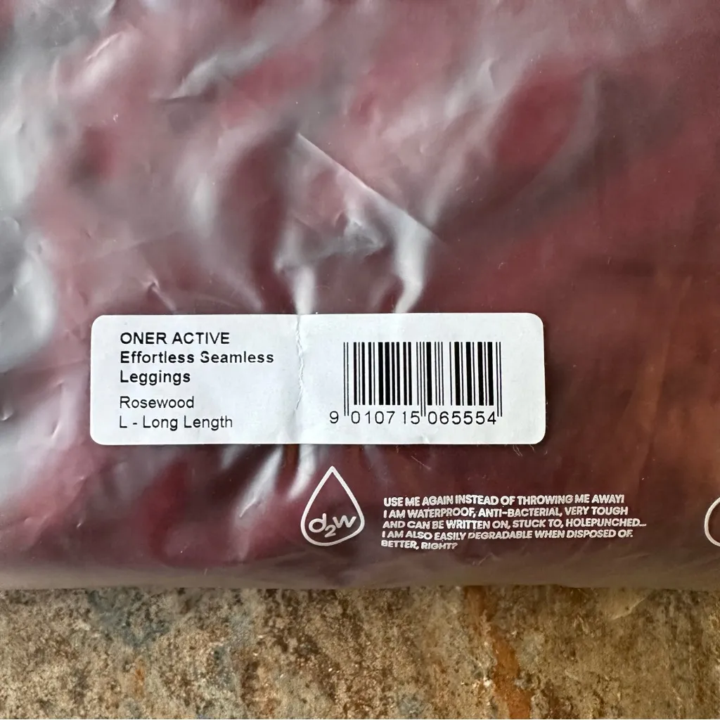 Oner Active Effortless Seamless Leggings NWT Rosewood Size
Large Long Length - Image 12