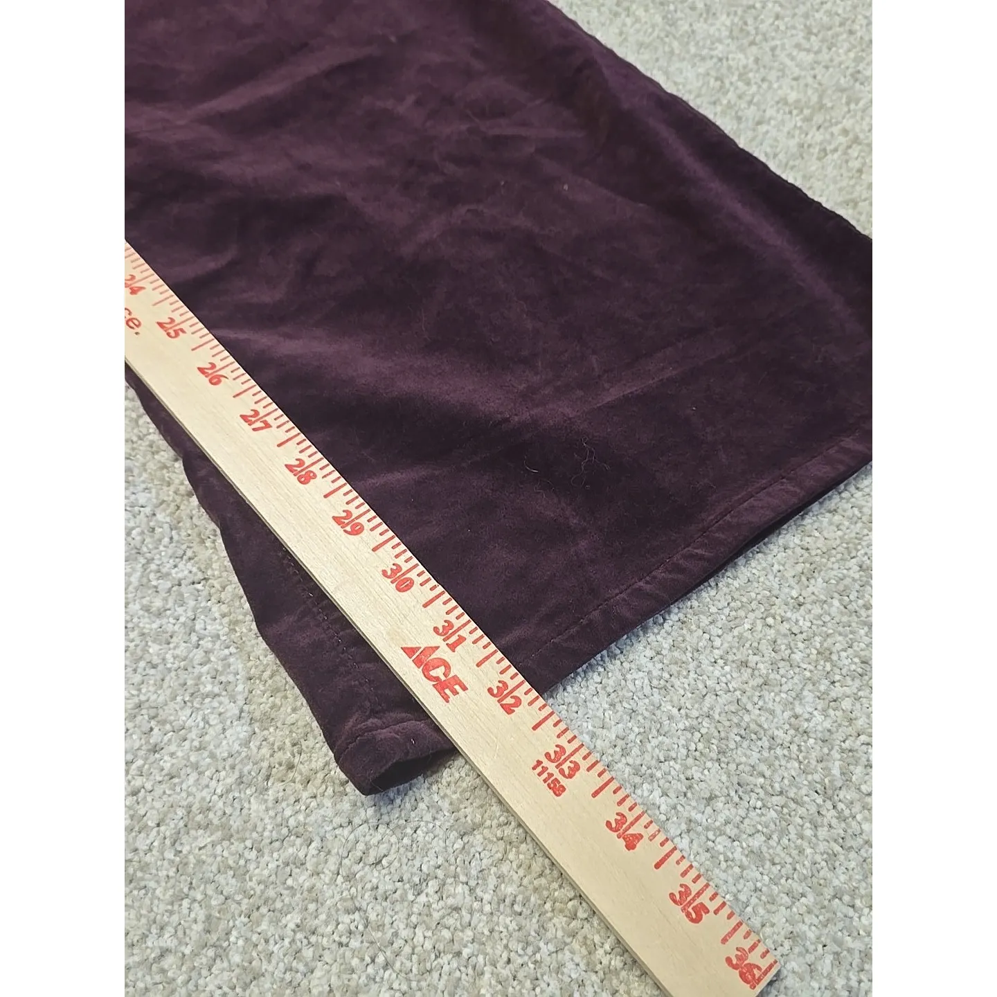 AG Jeans 32x32 Winery Farrah Boot Cut High Rise Velvet Adriano Goldschmied NWT - Image 12