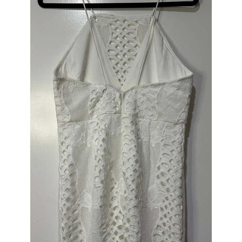 Endless Rose White Lace Midi Dress Size Large NWT Revolve Mermaid Fit - Image 8