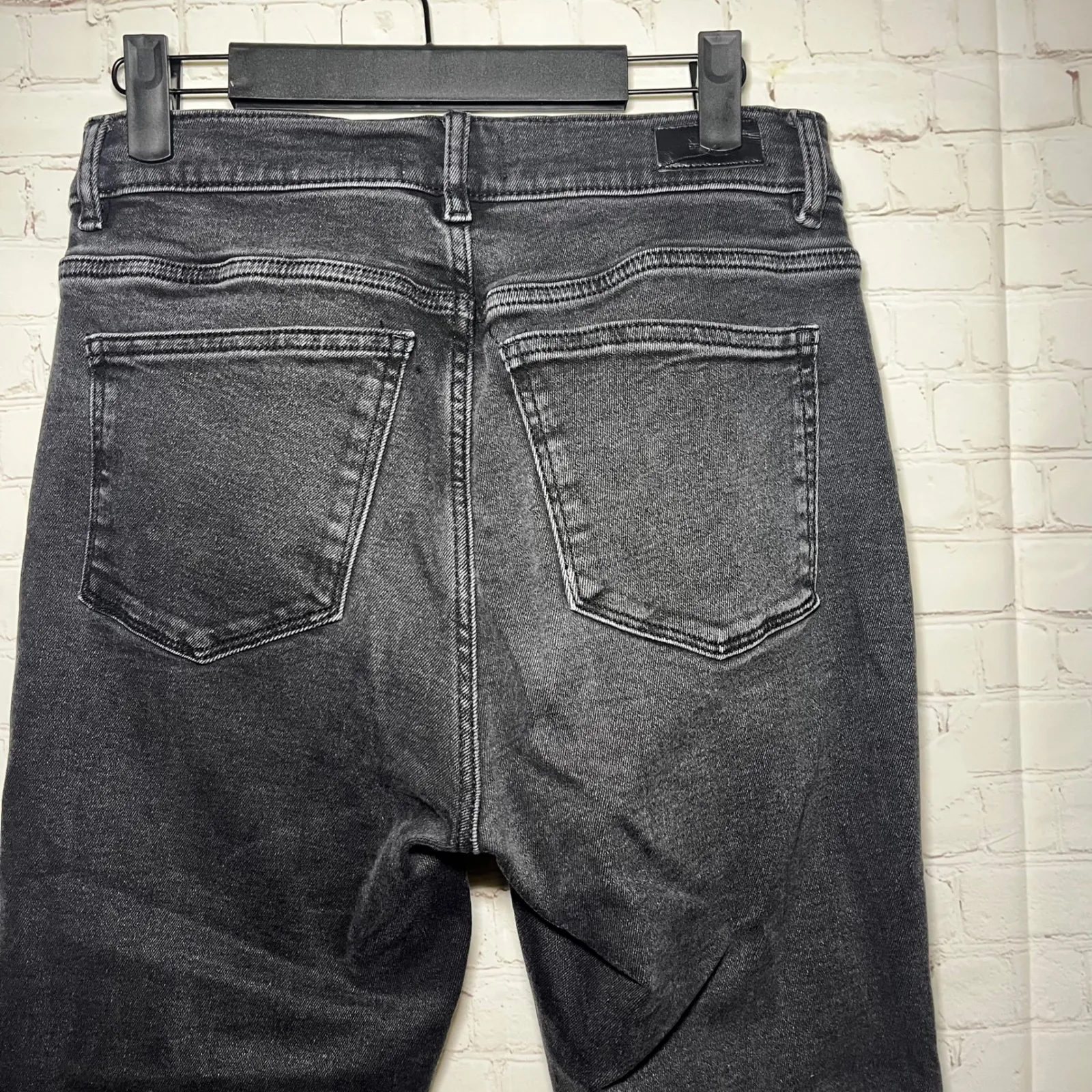 DL1961 Bridget Boot Petite High Rise Instasculpt Black Jeans Size 28P - Image 9