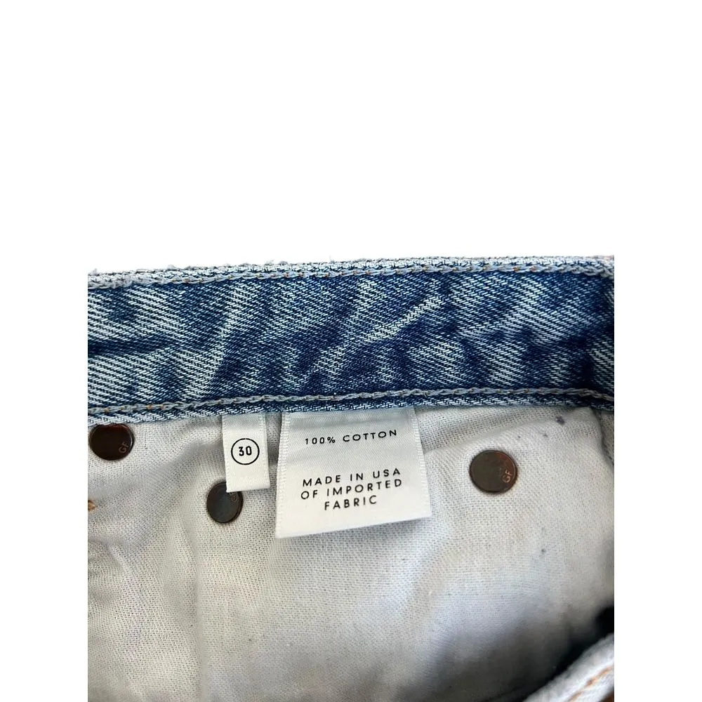 GRLFRND Helena Short in Womens Size 30 Light-wash Distressed Jean Shorts - Image 5