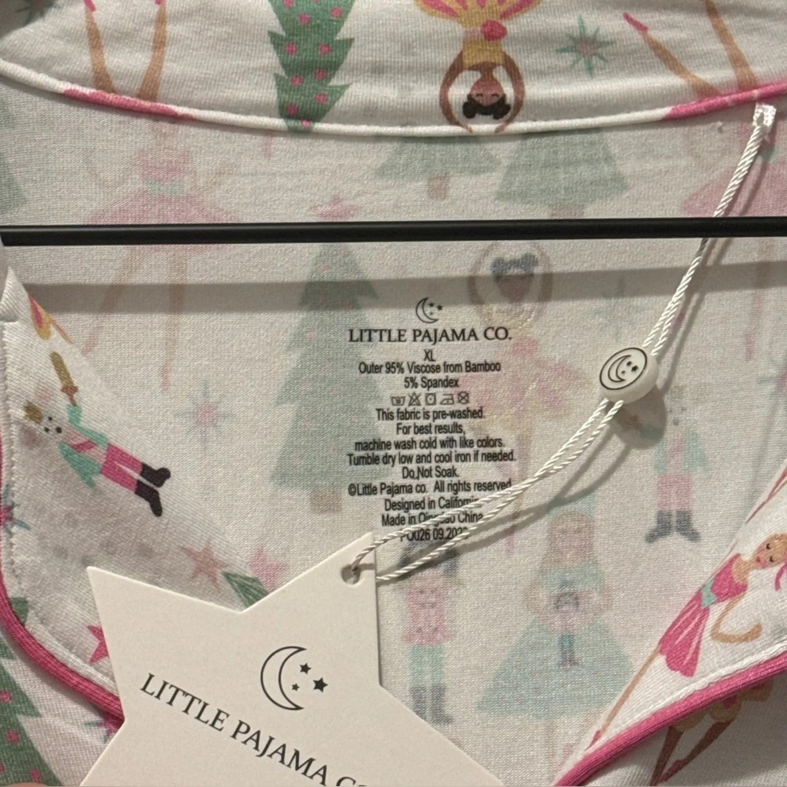 Little Pajama Co Holiday Nutcracker Ballet PJ Set Women’s XL NWT White - Image 11