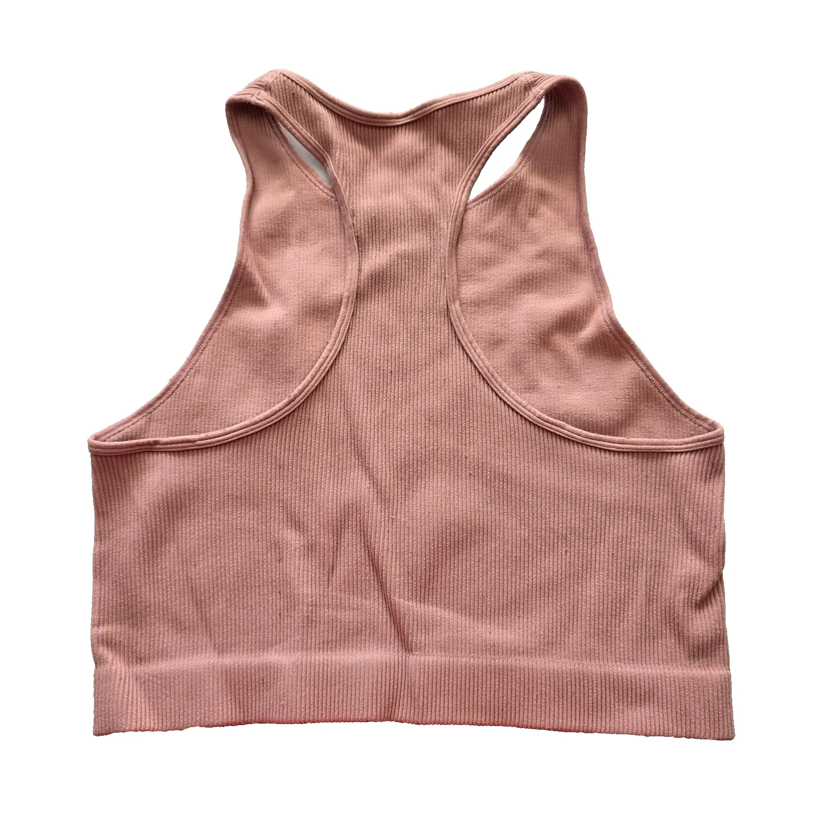 Ribbed Comfort Y2K Bra Top  Pullover Stretch Sleep Pink Zenana Plus 2XL 3XL - Image 2