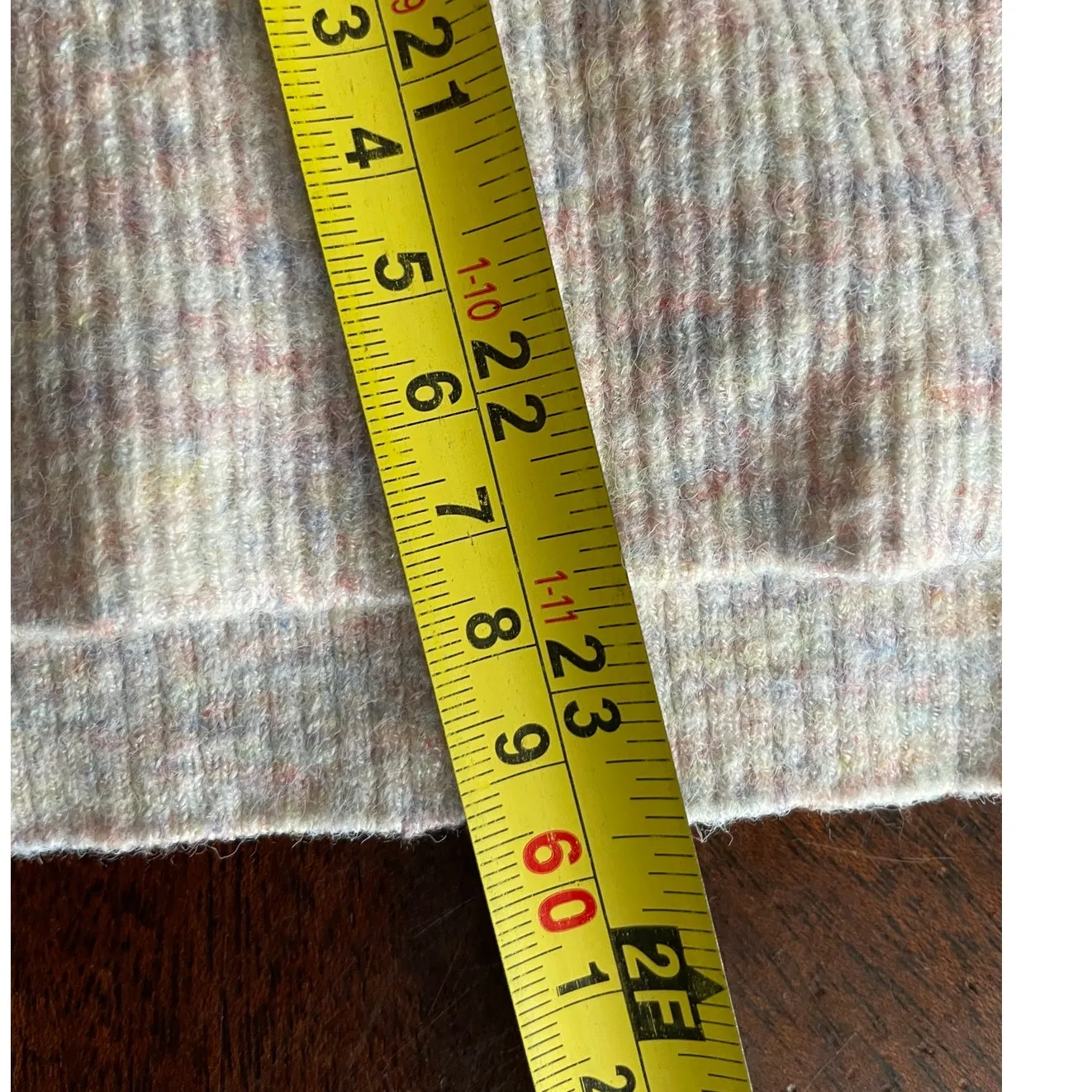 Democracy  Sweater Womens Medium Pullover High Cut Sides Beach - Image 6