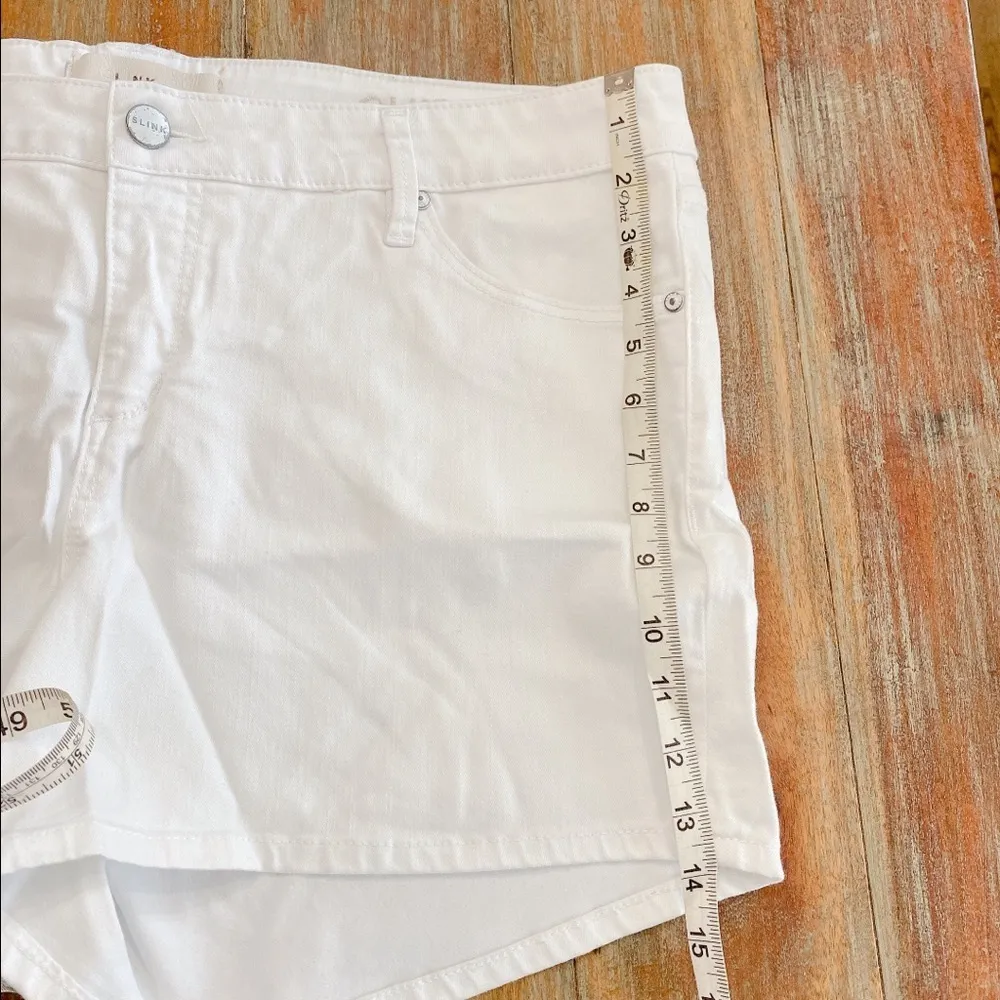 Slink Jeans White Curvy Shorts Size 20 - Image 4