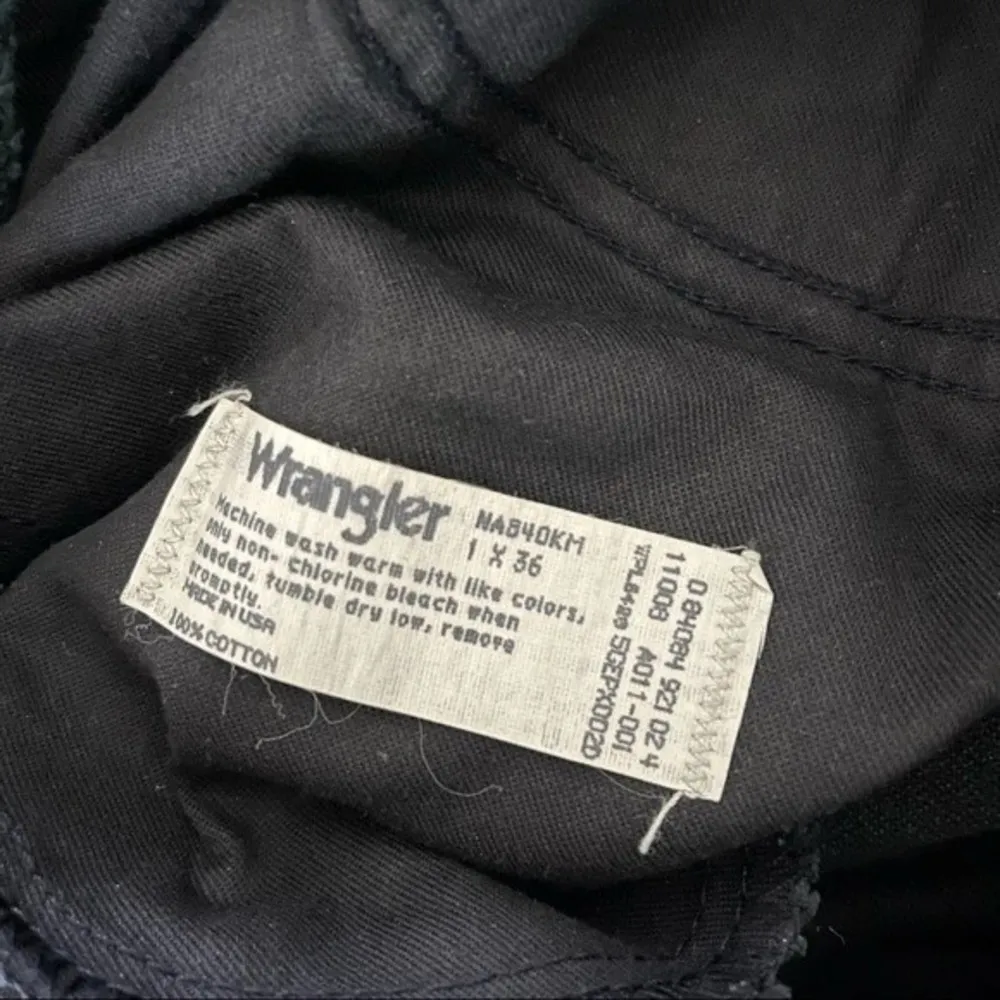 WRANGLER SILVER LAKE Jeans High Rise Cowgirl NEW Vintage 90s 1 x 36 - Image 8