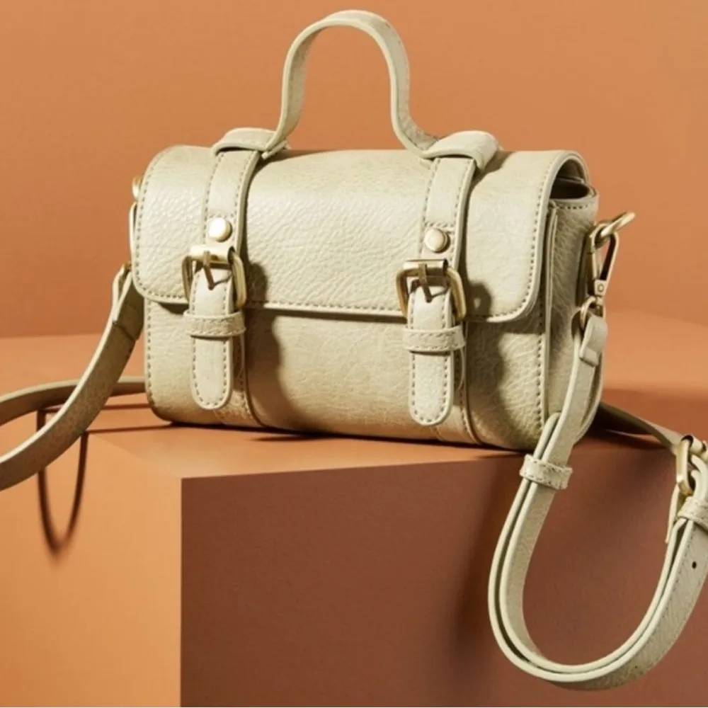 ANTHROPOLOGIE AIDY MINI BARREL CROSSBODY BAG - Image 14