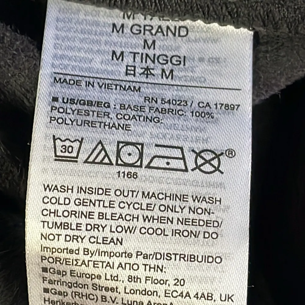 Gap Black Faux Leather Pants - Image 5