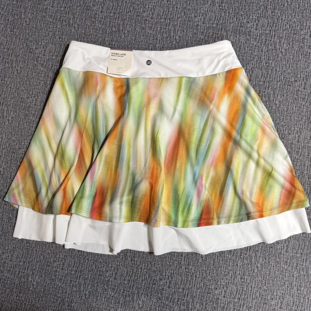 CALIA Women’s Double Layer Mesh Golf Skort Size M - Image 7
