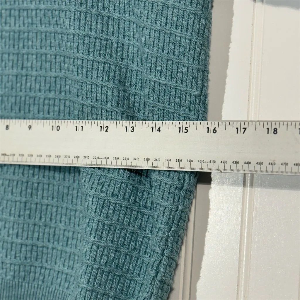 Alfred Dunner Women’s Petite M Teal Knit Top Short Sleeve Textured Sweater USA Blue Size undefined - Image 5