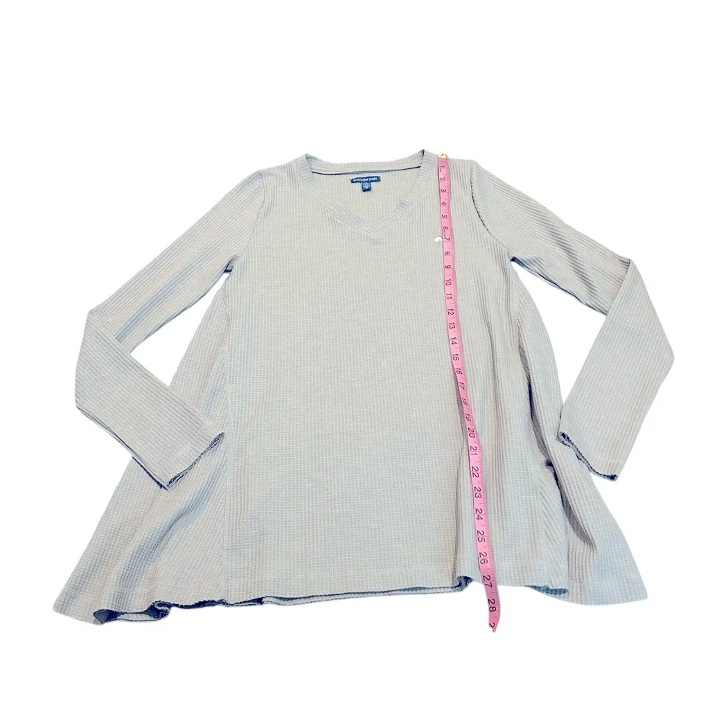 3/$15 SOUTHERN SHIRT waffle knit v-neck top - Image 2