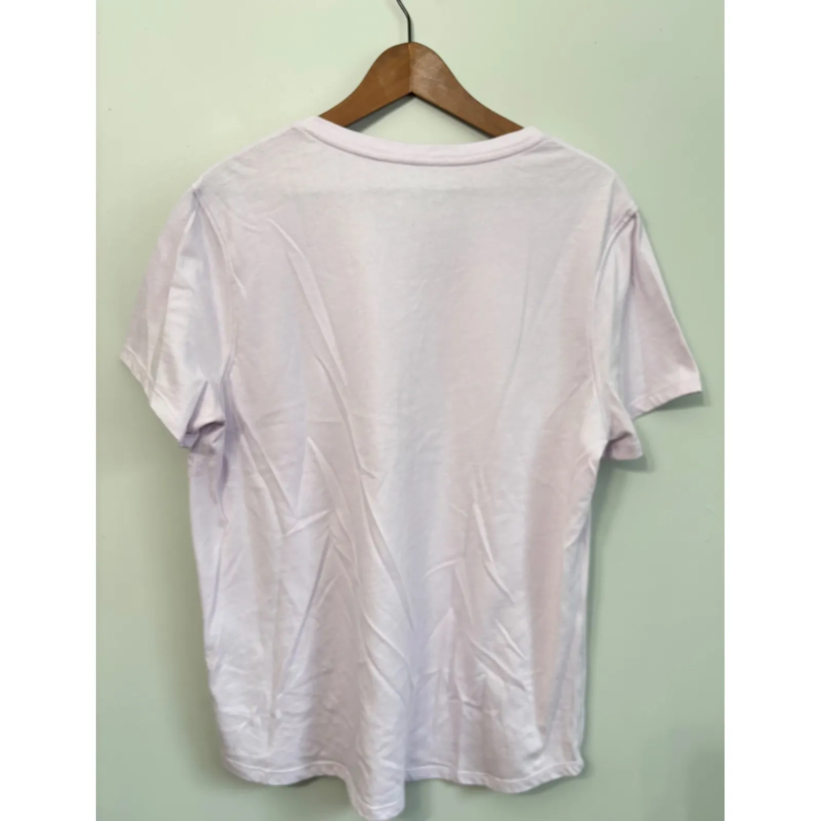 Carhartt Womens 1X Top V Neck Lilac T-Shirt Relaxed Fit Casual Short Sleeve‎ - Image 5