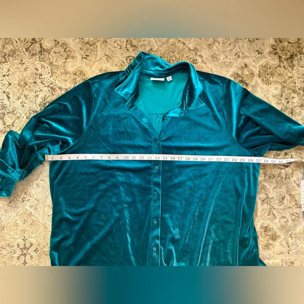Beautiful velvet button down top 🌹🌹 - Image 10