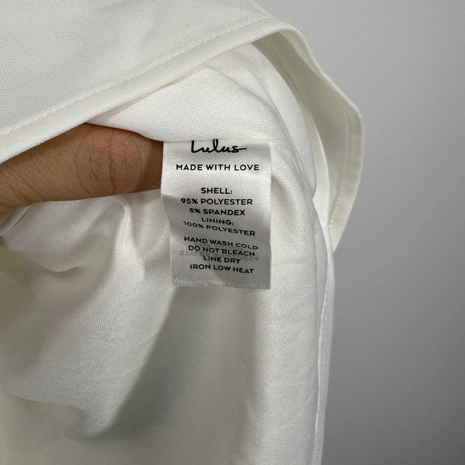 Lulus Blissfully Beaming White Sleeveless Bow Mini Dress Size M Bridal Wedding - Image 7