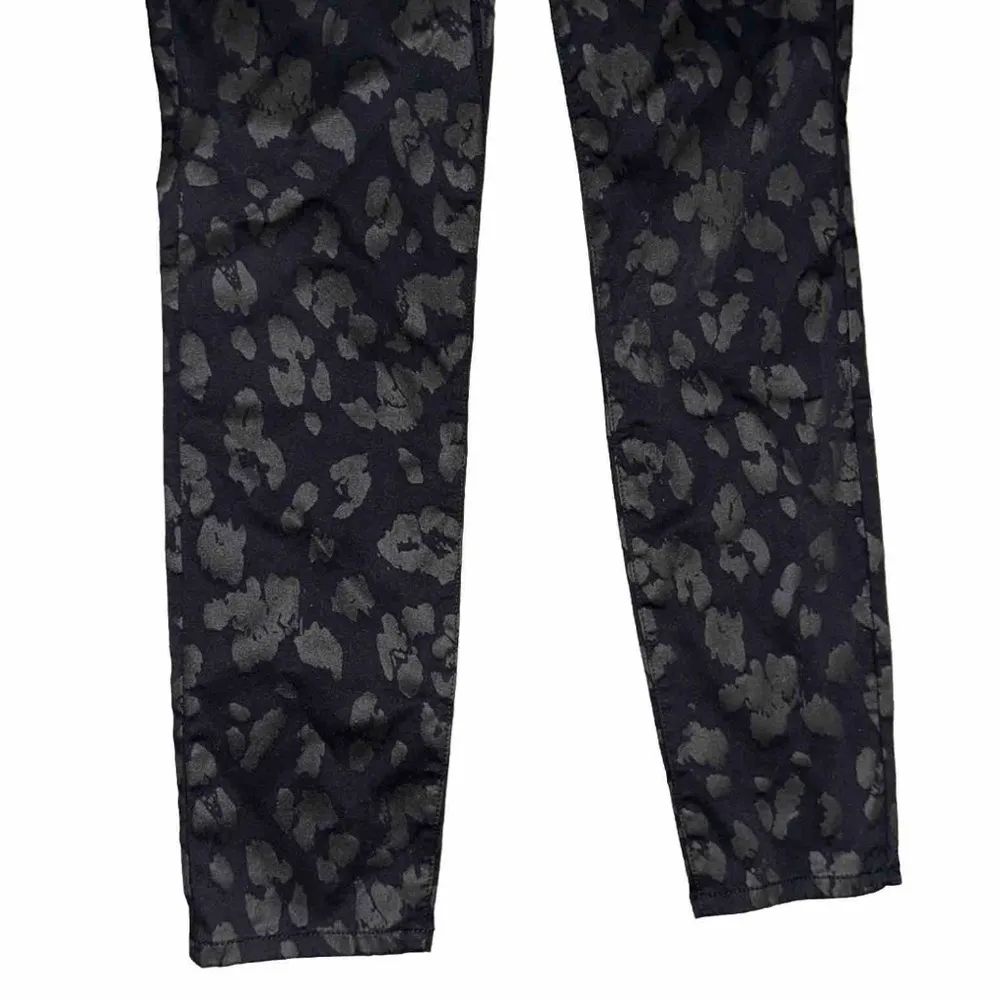 Chicos Stretch Denim Animal Print Pants Women’s 8 - Image 2