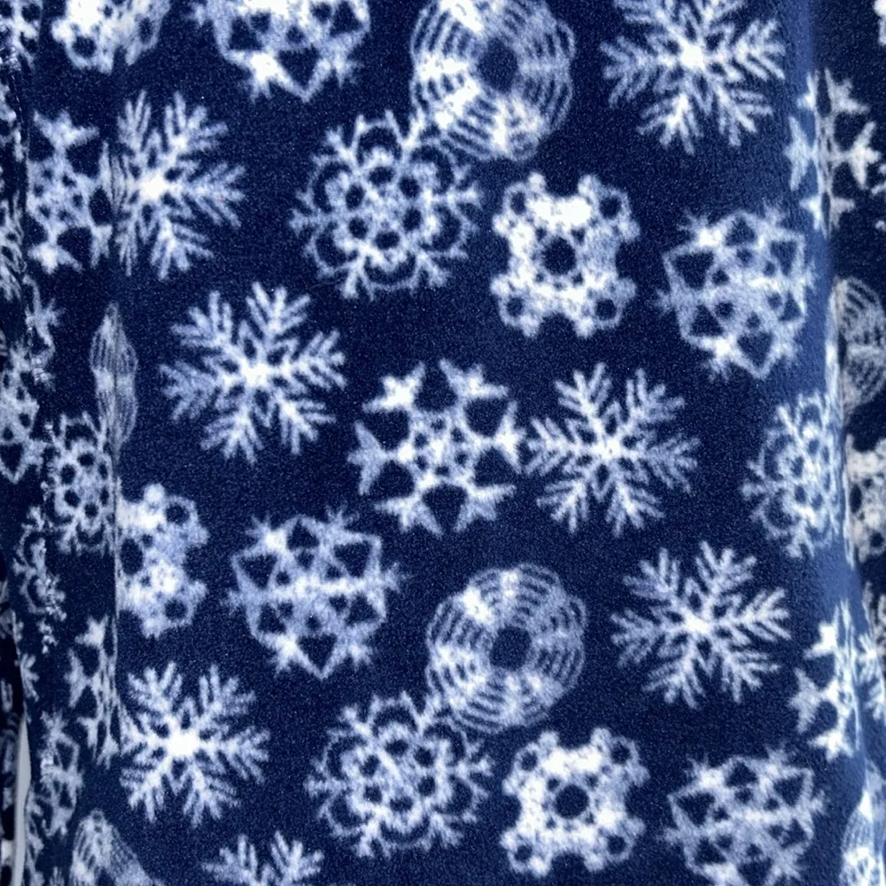 Lands End Snowflake Fleece L - Image 3