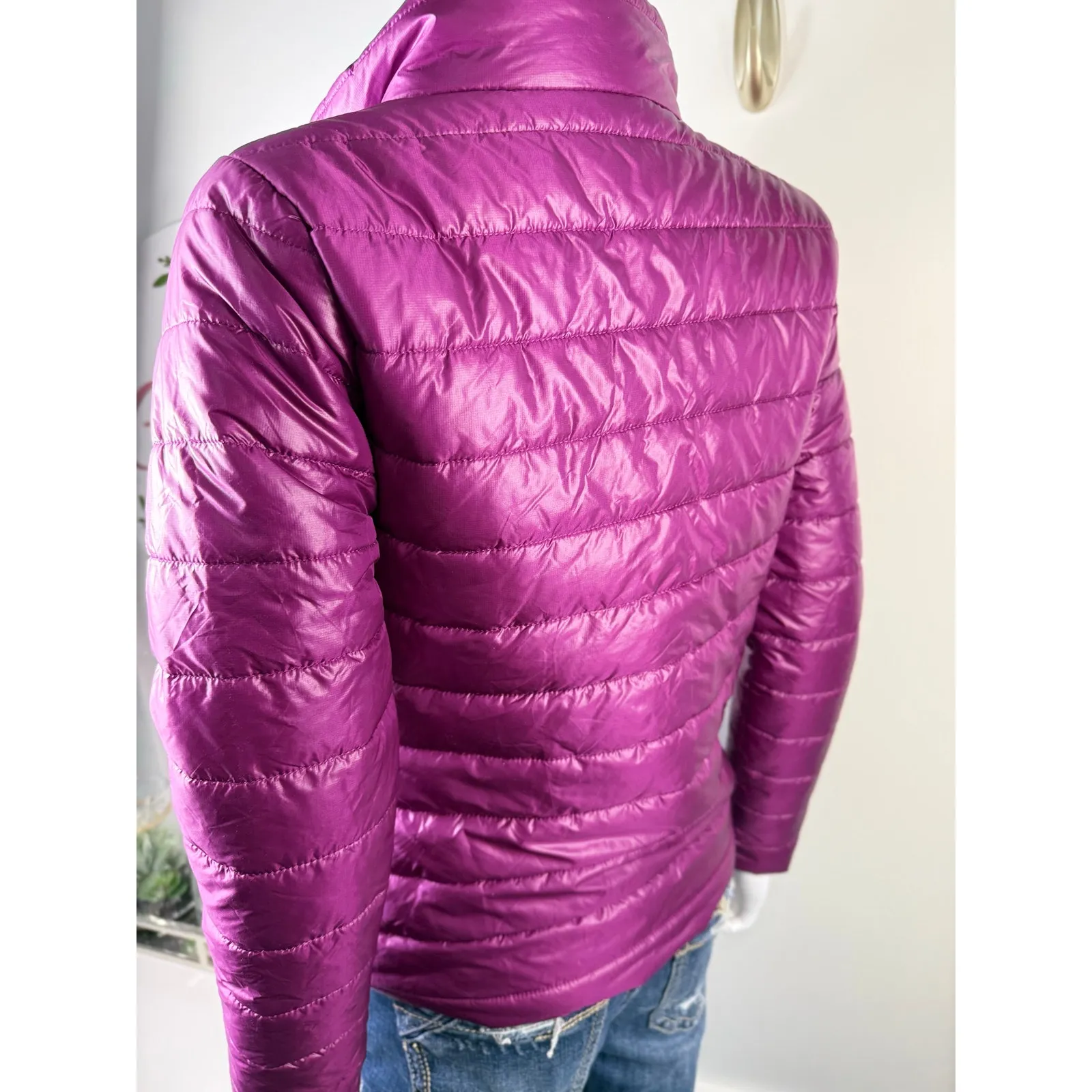 Cute Womens Coat Size S Purple - Image 4
