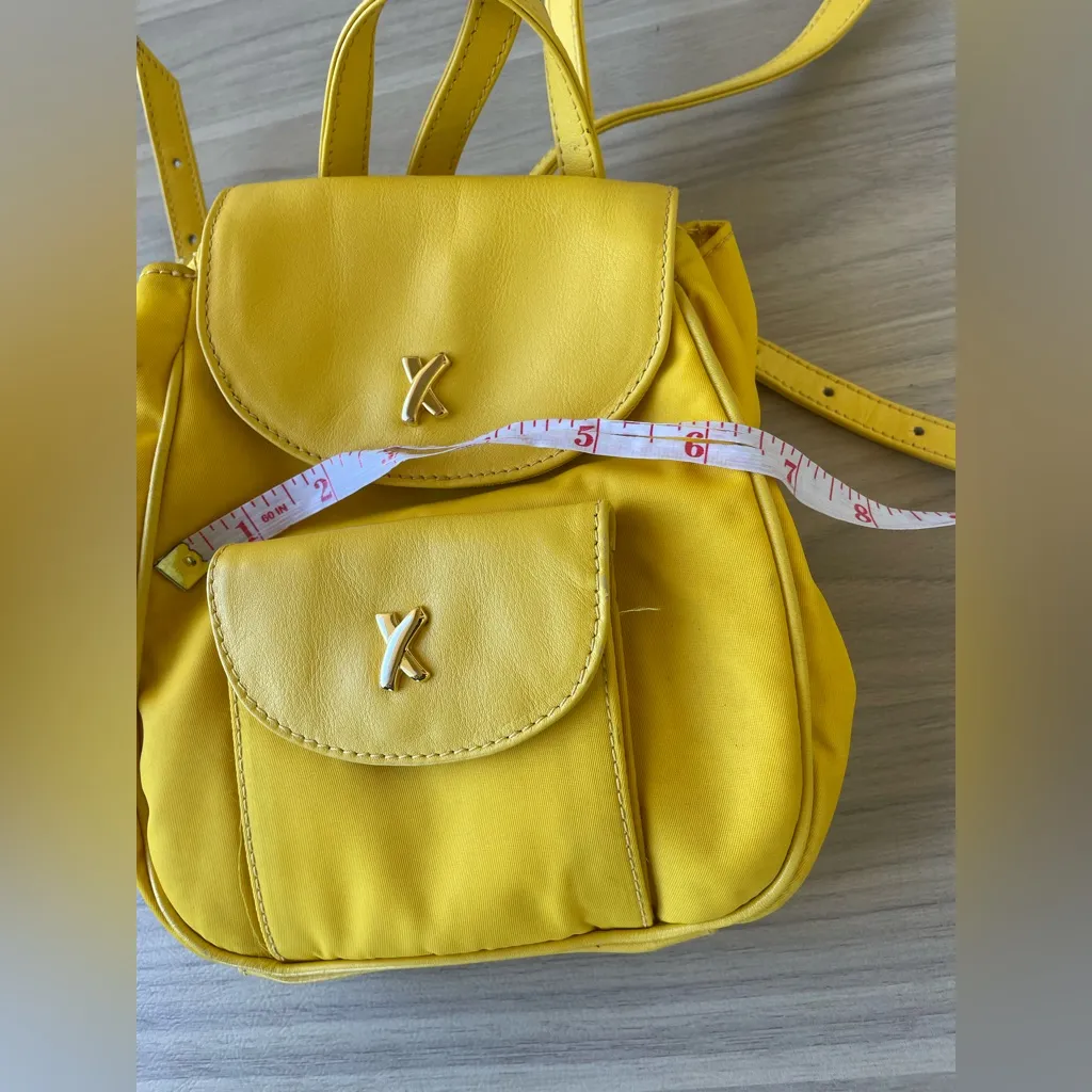 Paloma Picasso Vibrant Yellow Backpack - Image 6