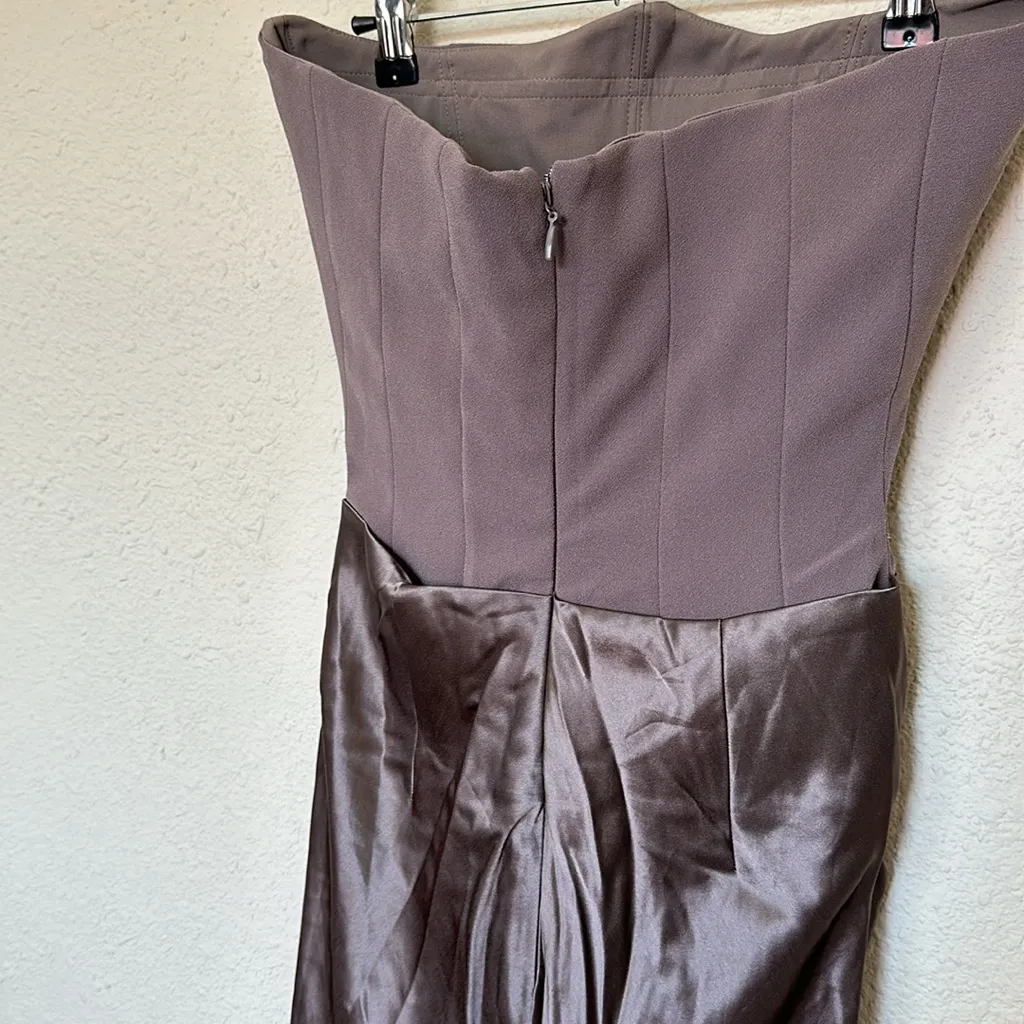 House of Cb ‘Persephone’ Smoke Strapless Corset Maxi Dress NWOT Size XS - Image 11