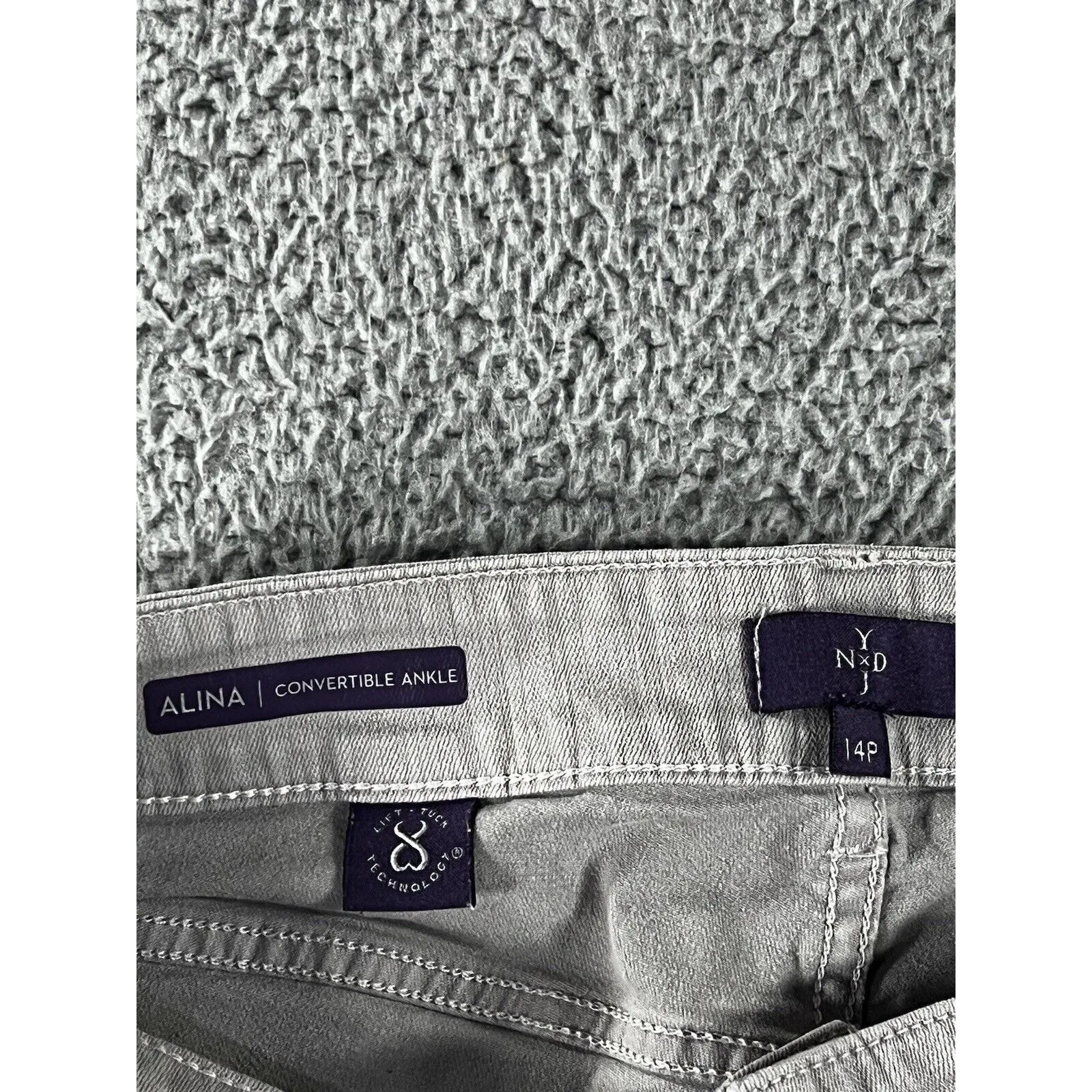 Nydj Convertible Ankle Jeans Women 14P Alina Lift‎ Tuck Technology Casual Boho - Image 9