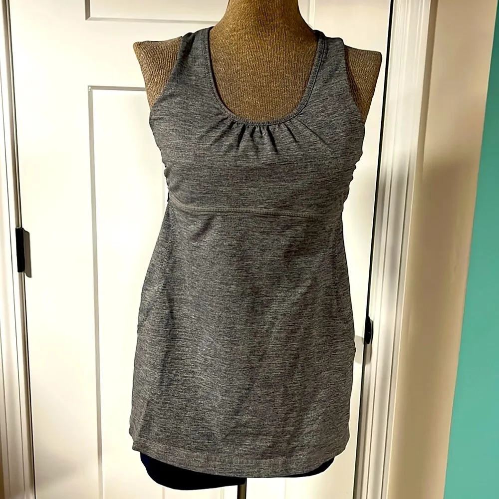 Lululemon Turbo Tank Gray Size 4 - Image 3