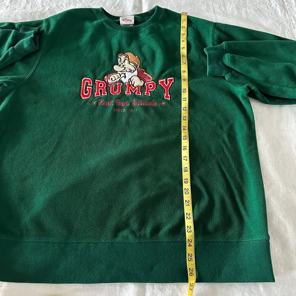 Vintage  Grumpy Fleece Sweatshirt - Image 8