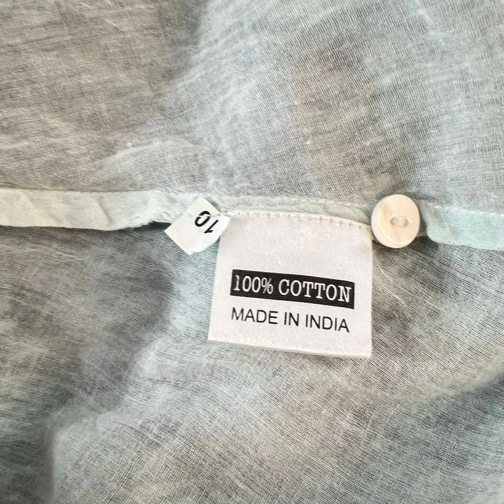 Olivia James The Label Green Dreamscape Pine Ruffles Smocked Lila Dress Small - Image 10