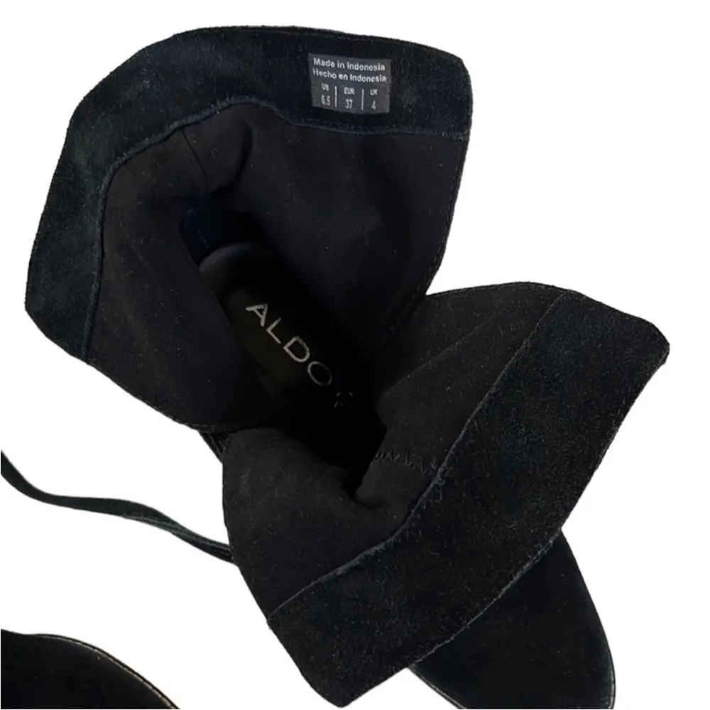 Euc Aldo Leather Split Shaft Boots - Image 4