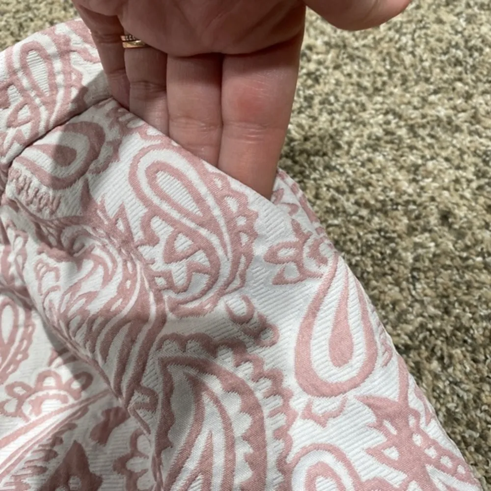 Victoria Beckham Target size 12 rose jacquard shorts White - Image 7