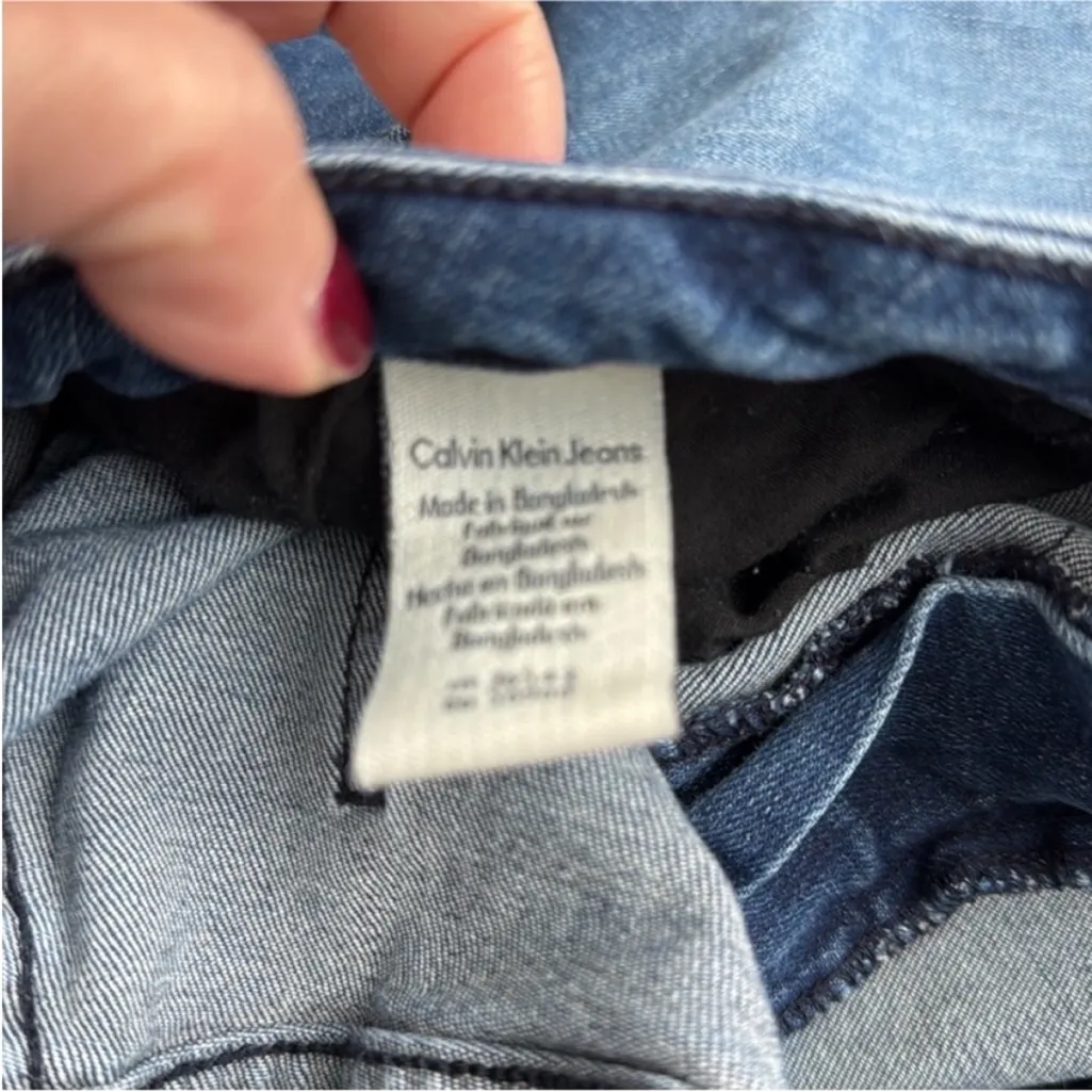 Calvin Klein Jeans Blue Ankle Capri Denim - Image 10