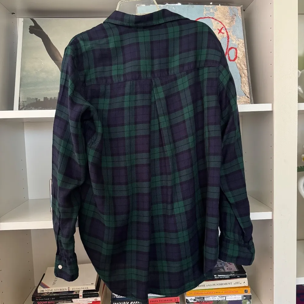 GRAYSON by FRANK & EILEEN Plaid Hero Button Up Shirt Green Size XS - Image 5
