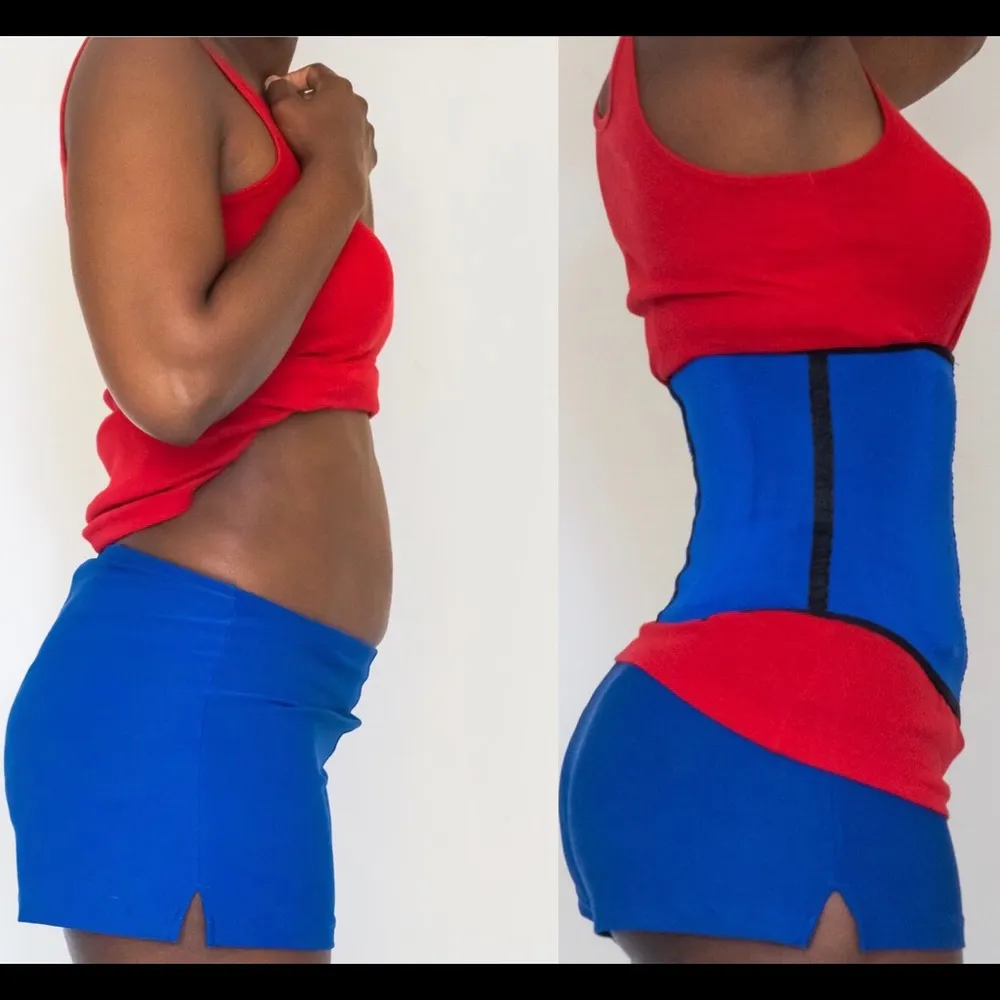 Waist Trainer High compression size S Blue - Image 4