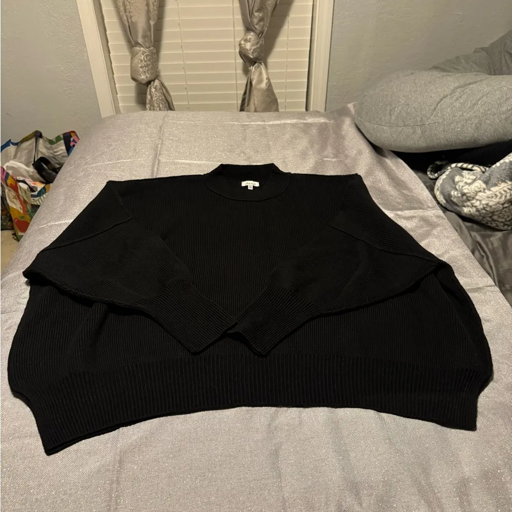 Women’s Black Sweater - Image 2
