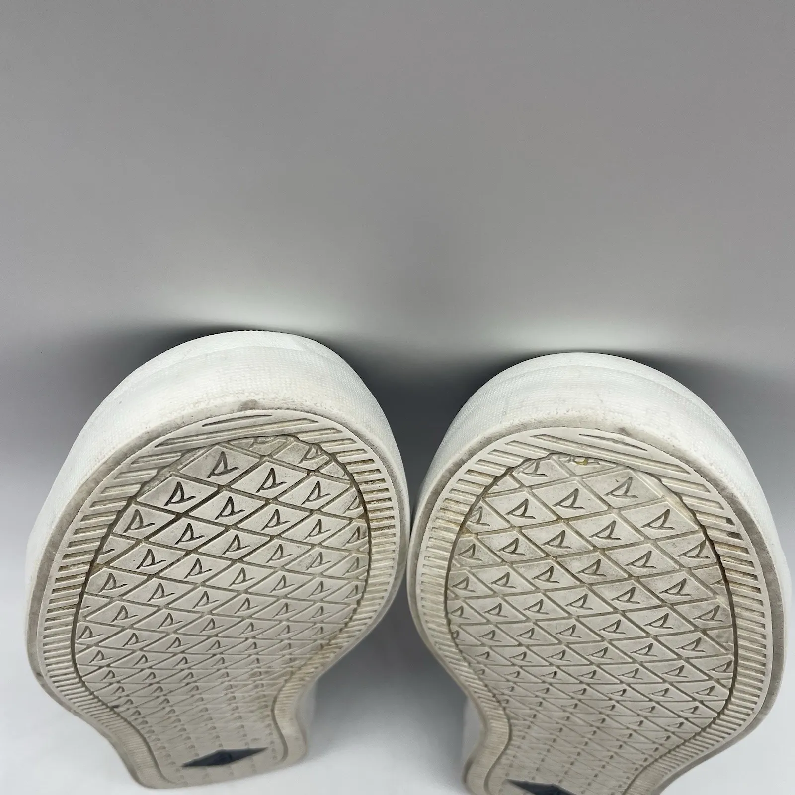 Sperry Womens 10 Shoes Top Sider Boat Sneaker White & Navy Stripe Beach Nautical - Image 9