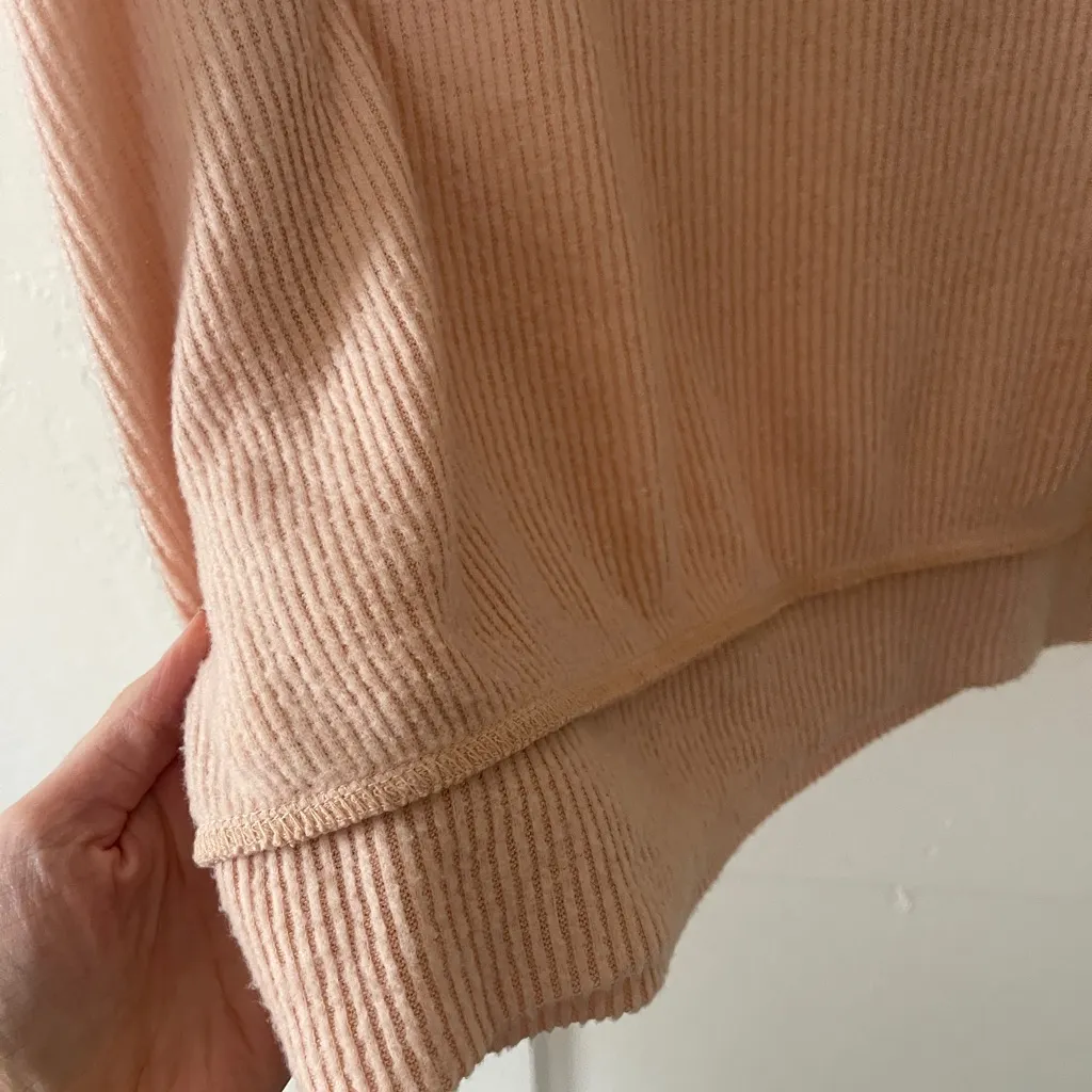 FREE PEOPLE Main Squeeze Brushed Hacci Top Drop Shoulder Sweater Women’s Small - Image 12