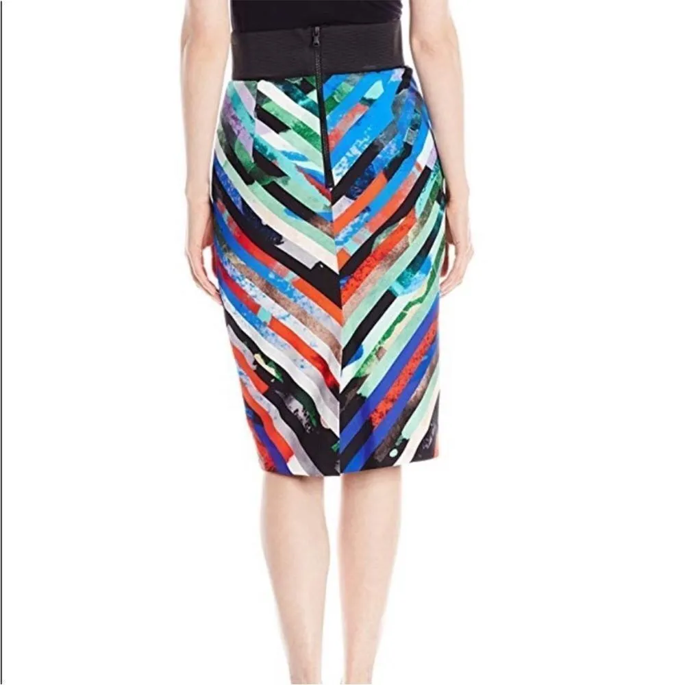 Milly  mirage striped skirt 6 - Image 2